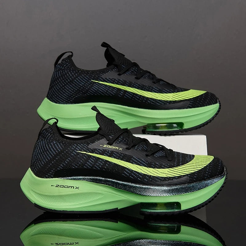 Unisex Sneakers Fashion Men Sneakers Lace Up Round Toe Cushioning Running Shoes