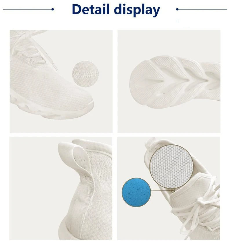 Women's Walking Tennis Nursing Shoes Breathable Blade Casual Light Running Medical Sneakers