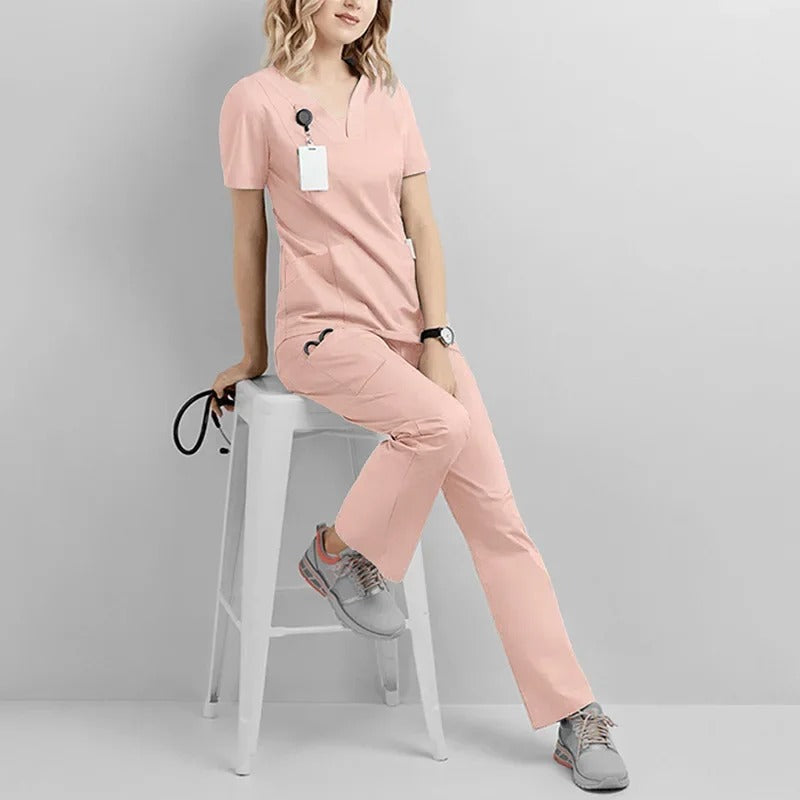 Jogger Suit Doctor Nurse Scrubs Set Hospital Medical Surgical Uniforms