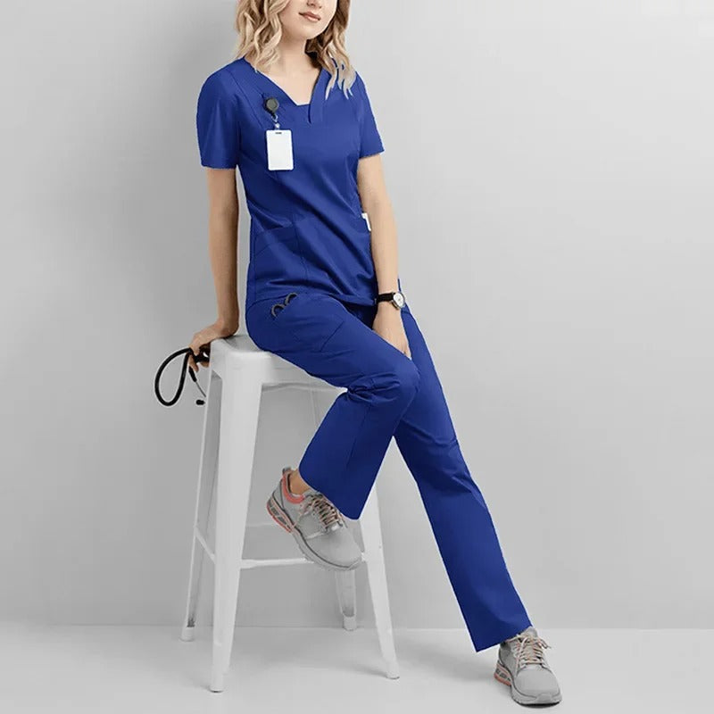 Jogger Suit Doctor Nurse Scrubs Set Hospital Medical Surgical Uniforms
