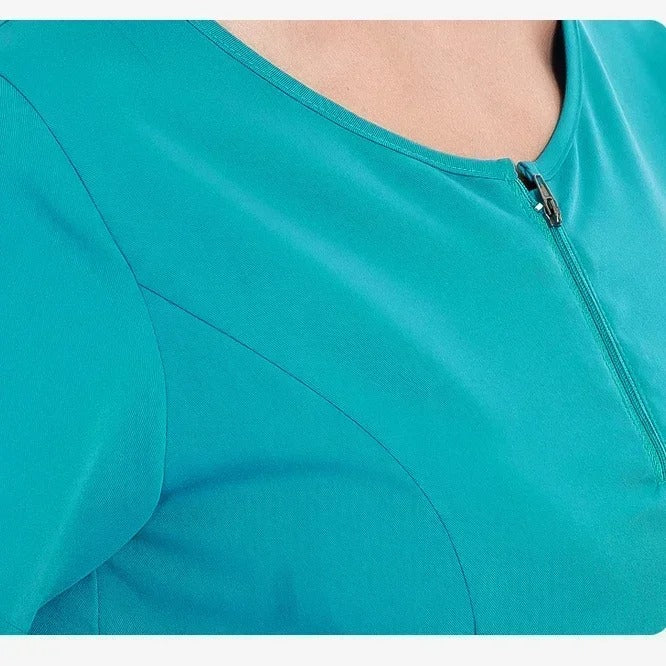 Elastic Girl Hospital Uniforms Scrubs for Women Medical Lab Coats Nurse Uniform