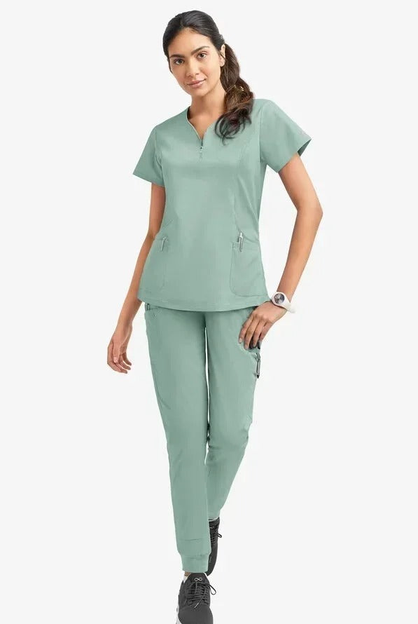 Elastic Girl Hospital Uniforms Scrubs for Women Medical Lab Coats Nurse Uniform