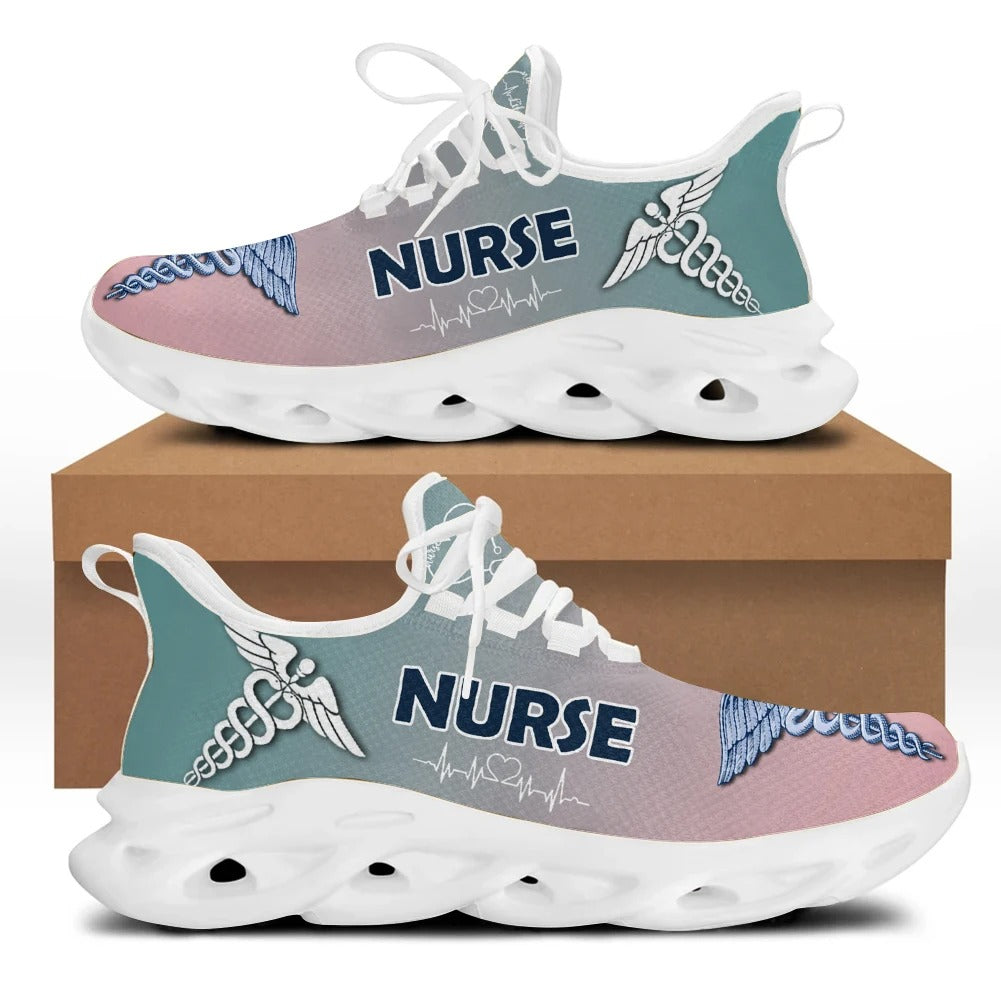 Women's Walking Tennis Nursing Shoes Breathable Blade Casual Light Running Medical Sneakers