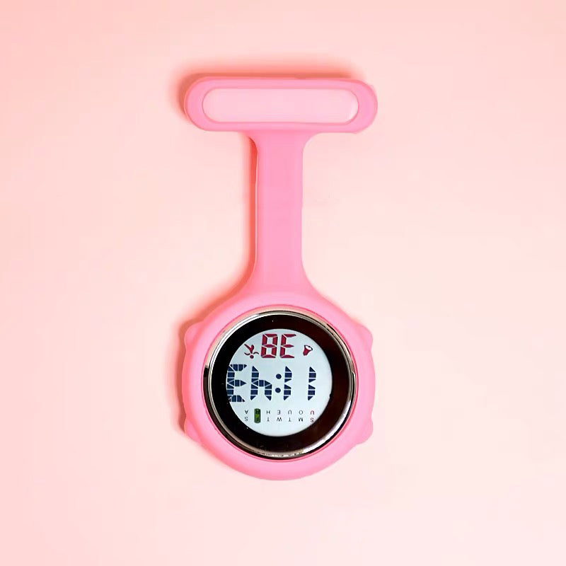Custom Silicone Medical Nurses Fob Watch Waterproof Pocket Watch For Nurse