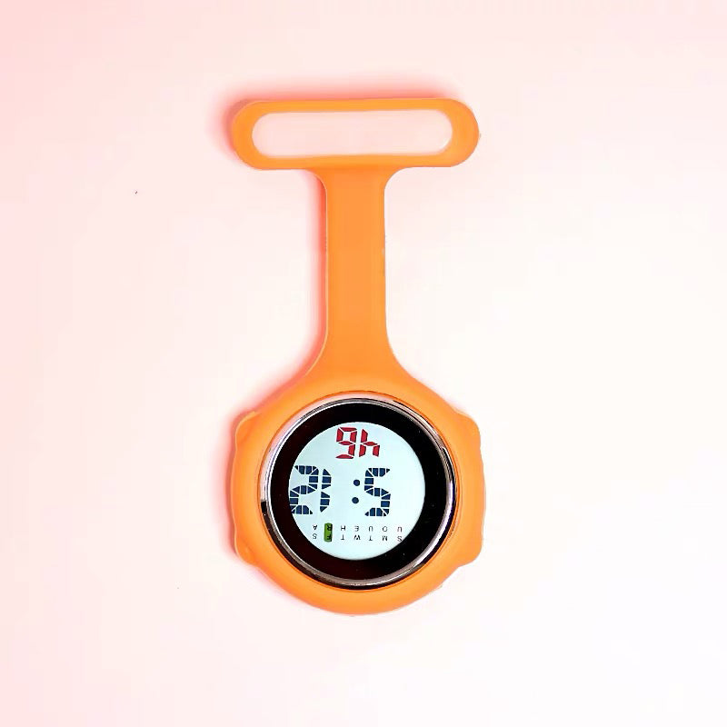 Custom Silicone Medical Nurses Fob Watch Waterproof Pocket Watch For Nurse