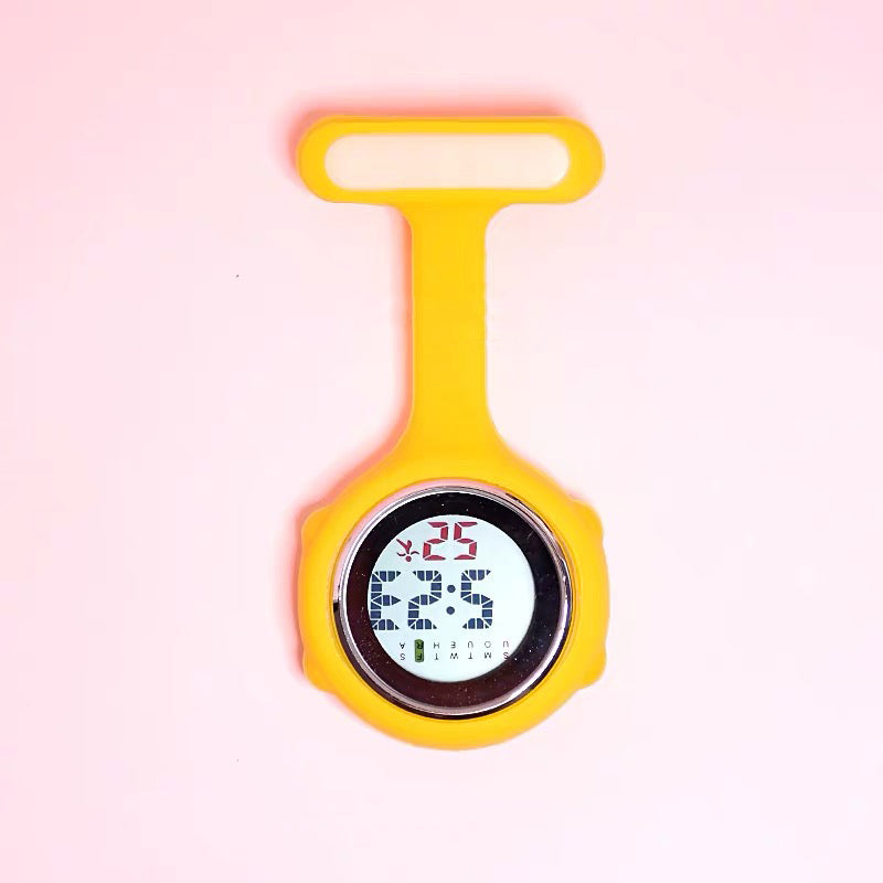 Custom Silicone Medical Nurses Fob Watch Waterproof Pocket Watch For Nurse