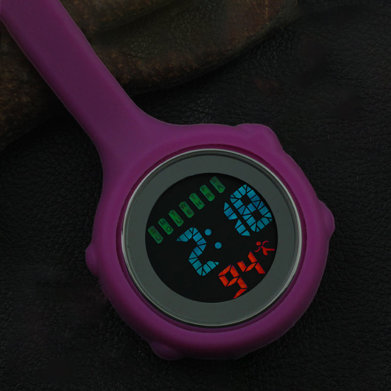 Custom Silicone Medical Nurses Fob Watch Waterproof Pocket Watch For Nurse