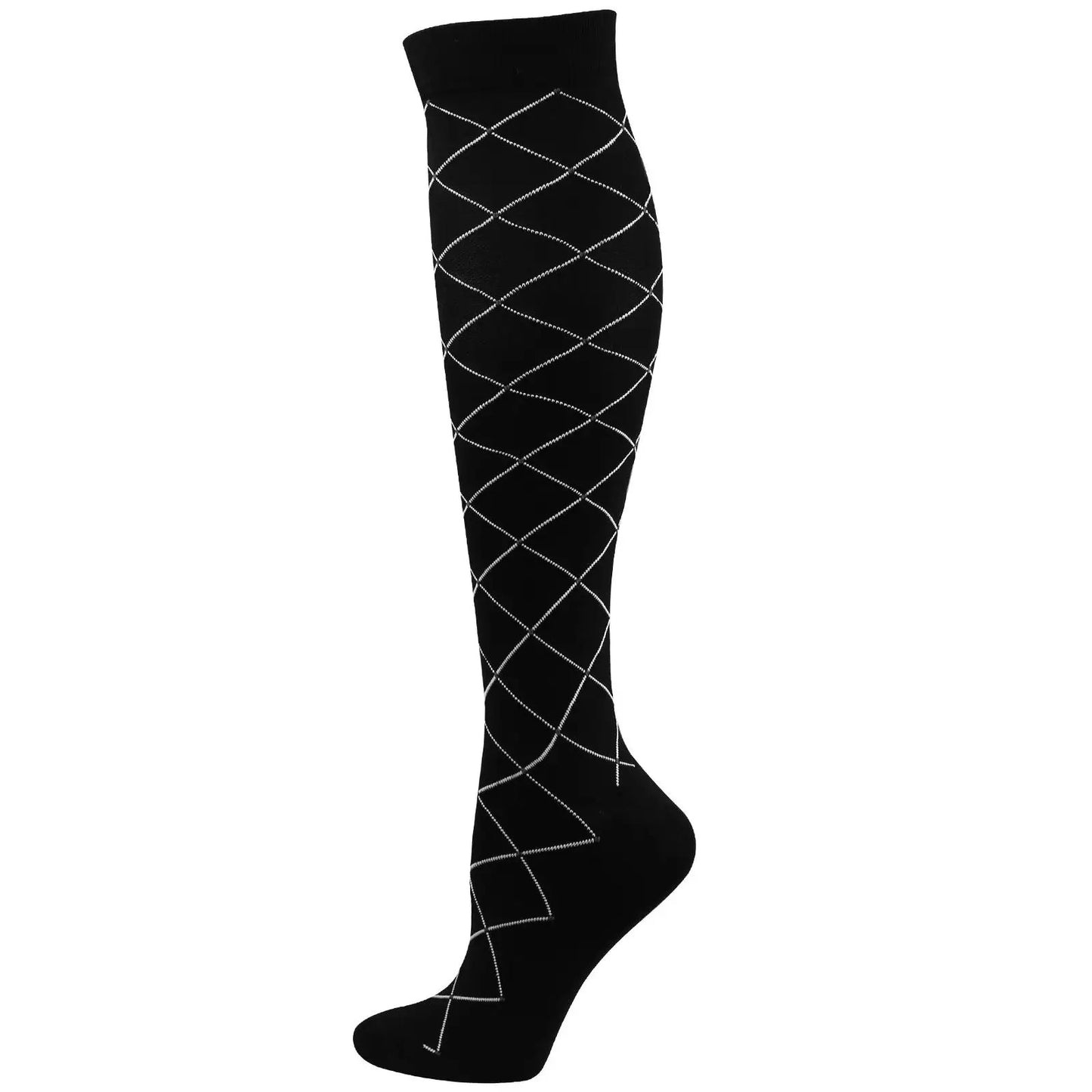 Athletic Edema Diabetic Flight Shin Splints Over Knee High Stockings