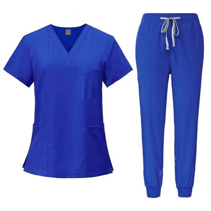 Medical Uniforms Stretch Scrub Tops With Pocket Pants Nurse Uniform