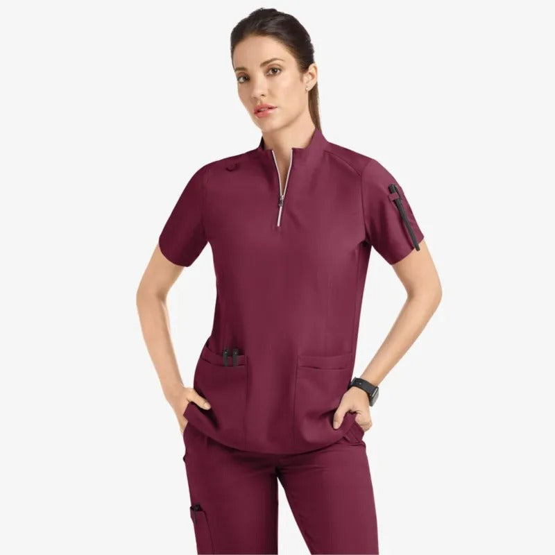 Unisex Medical Uniforms for V-neck Nurse Scrubs Set