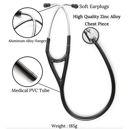 Professional Heart Lung Cardiology Stethoscope Doctor Student Medical Equipment