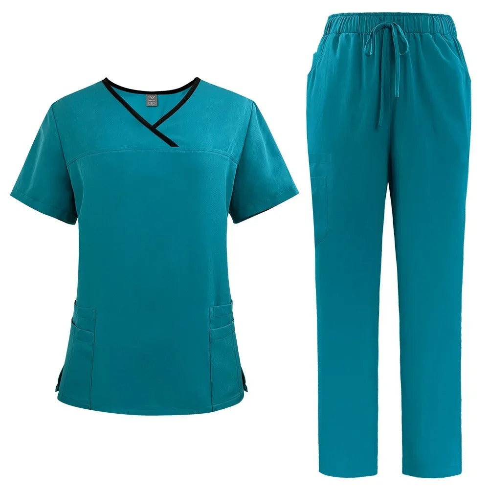 Medical Uniform Trendy Women's Scrub Set