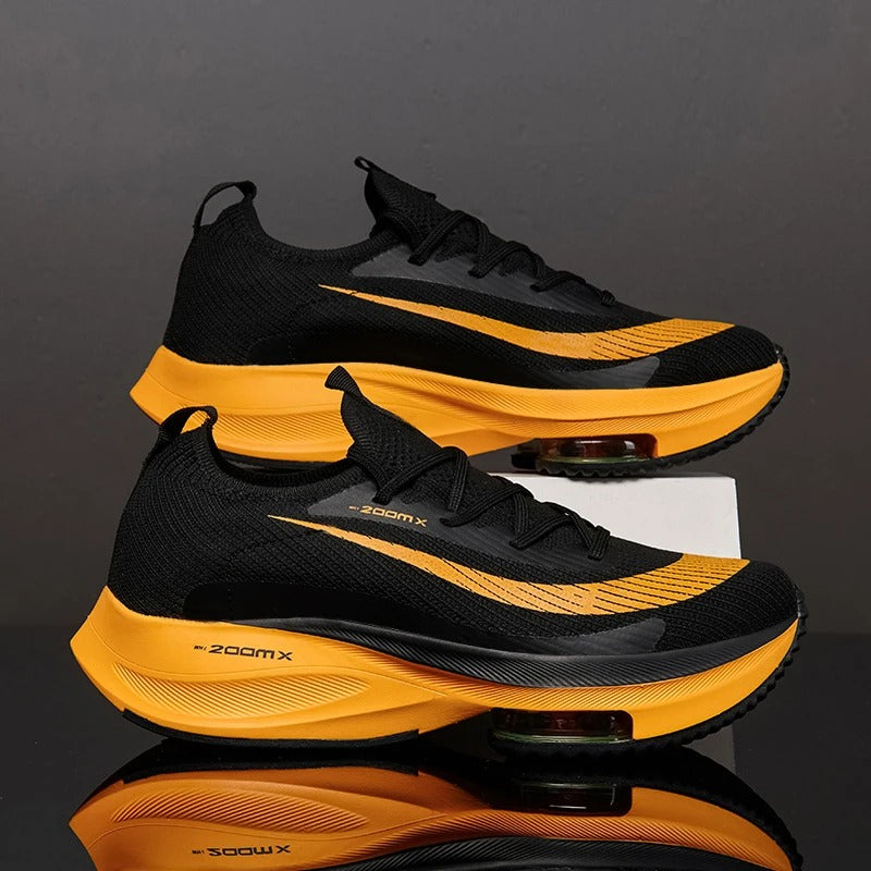 Unisex Sneakers Fashion Men Sneakers Lace Up Round Toe Cushioning Running Shoes