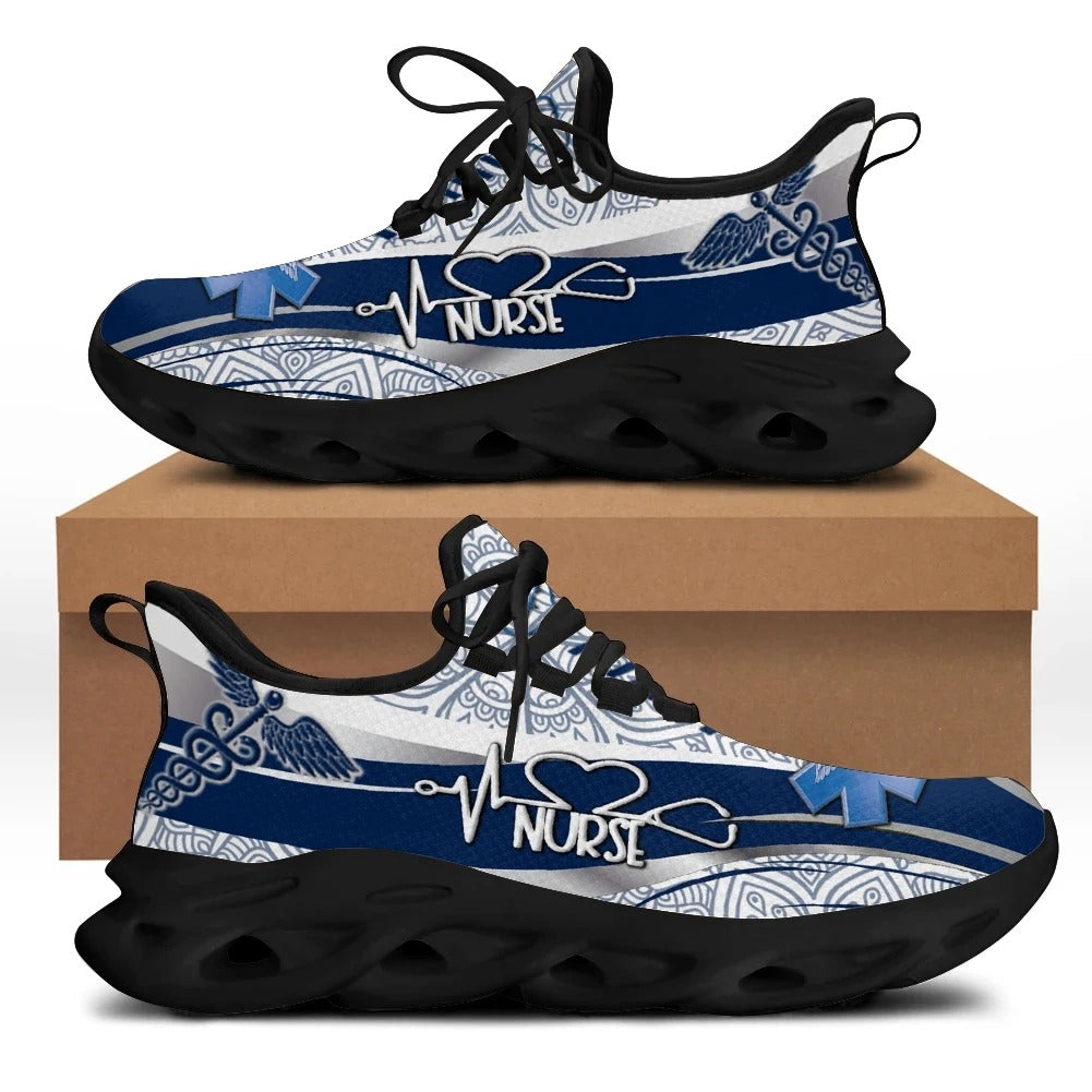 Women's Walking Tennis Nursing Shoes Breathable Blade Casual Light Running Medical Sneakers