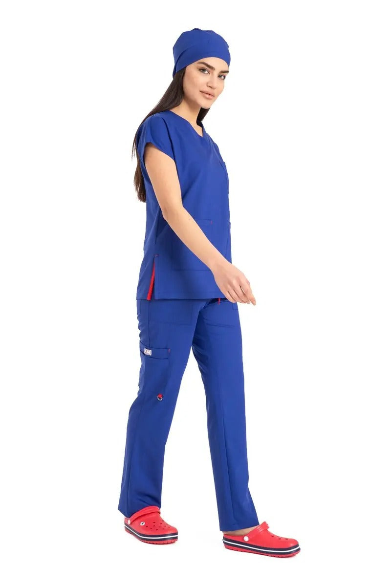 Medical Uniform Nurse Elastic High Quality Scrub Set