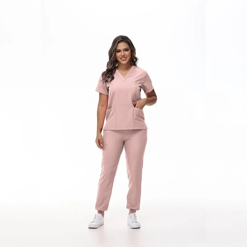 Doctor and Nurse Uniform Durable Dental Pediatric Quick-Dry Healthcare Services Set