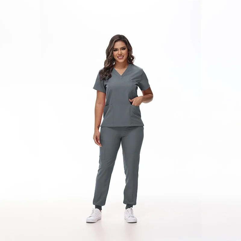 Doctor and Nurse Uniform Durable Dental Pediatric Quick-Dry Healthcare Services Set