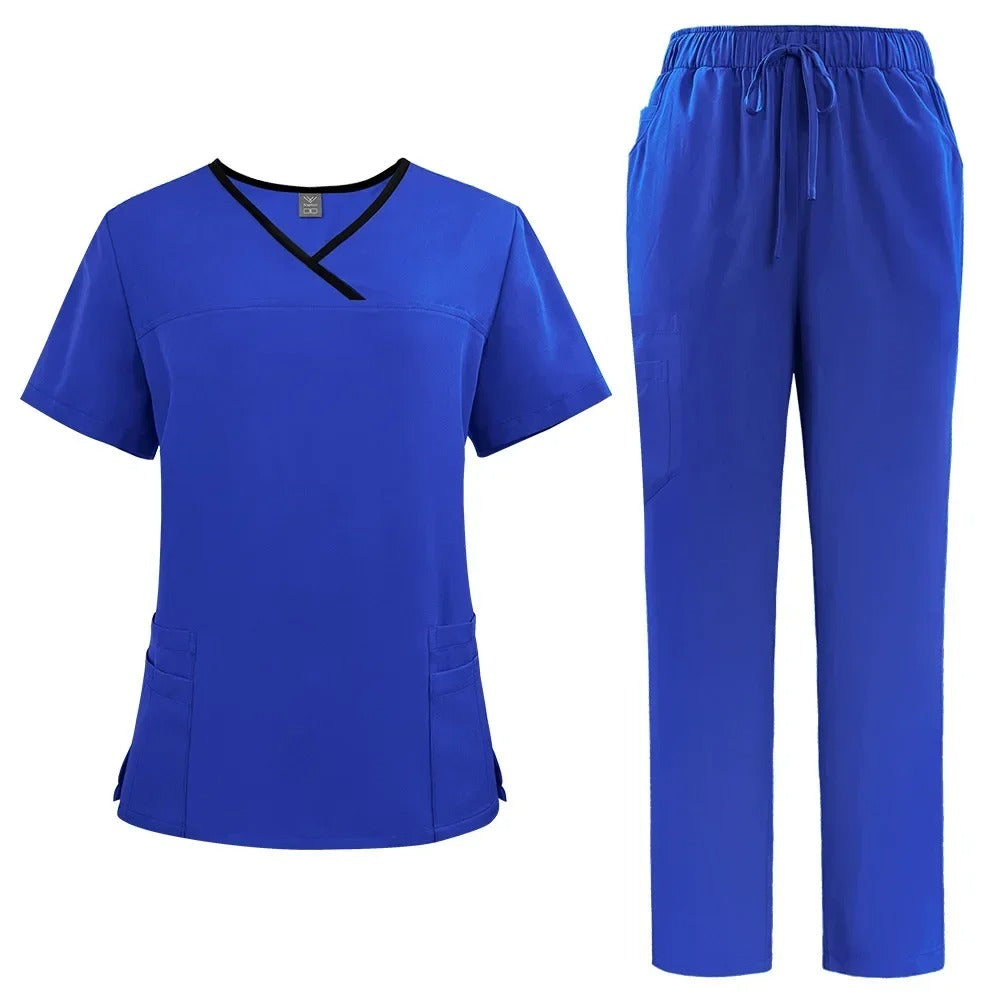 Medical Uniform Trendy Women's Scrub Set