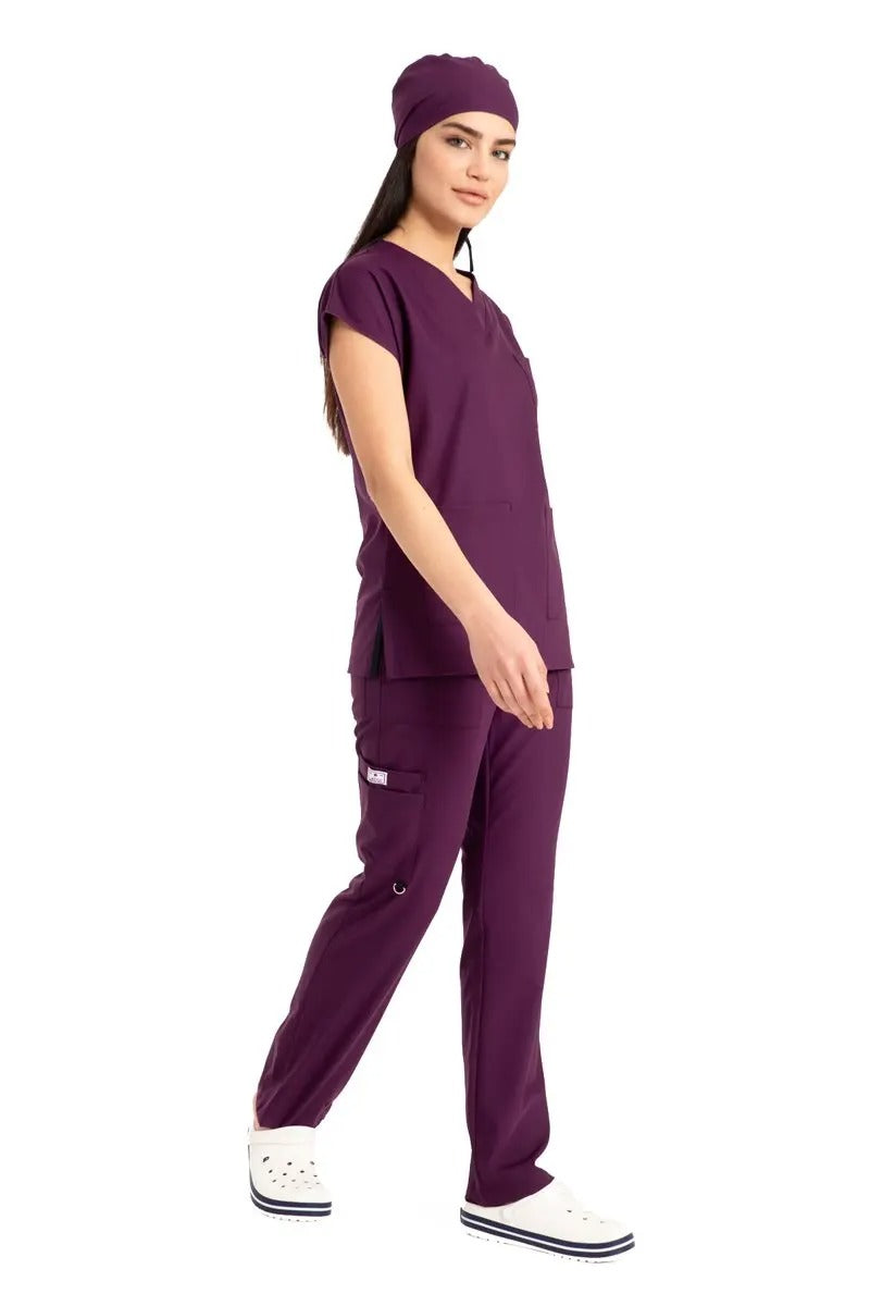 Medical Uniform Nurse Elastic High Quality Scrub Set