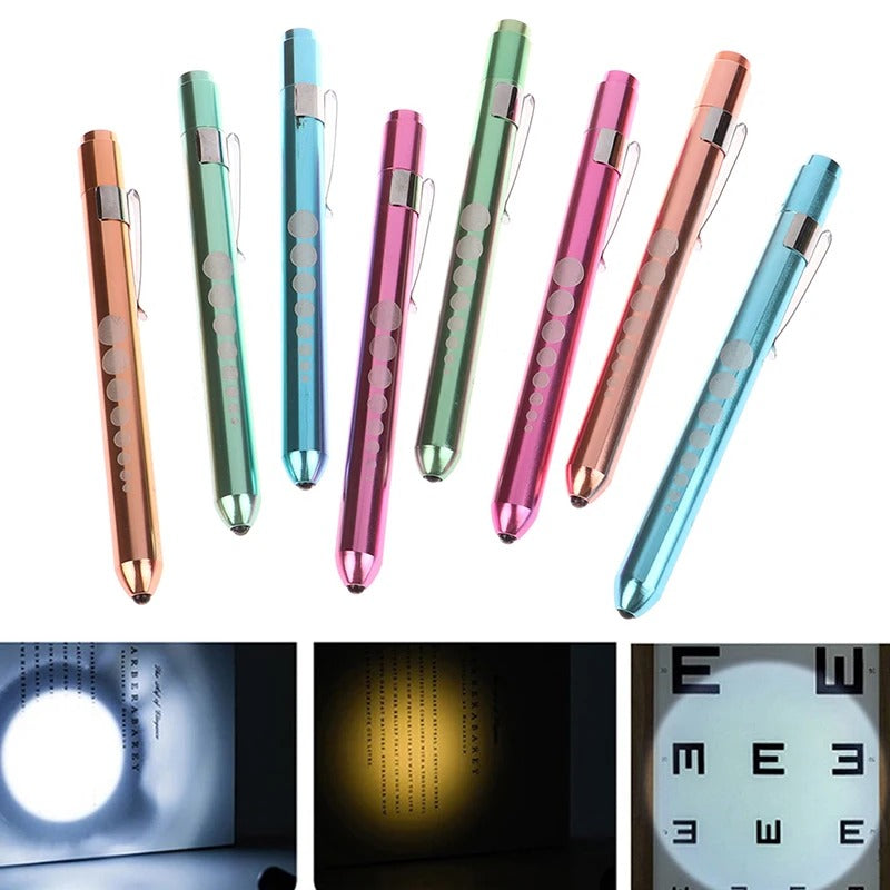 1PC LED Pen light LED Flashlight Work Light First Aid Pen Light Torch Lamp Pupil Medical Pen light