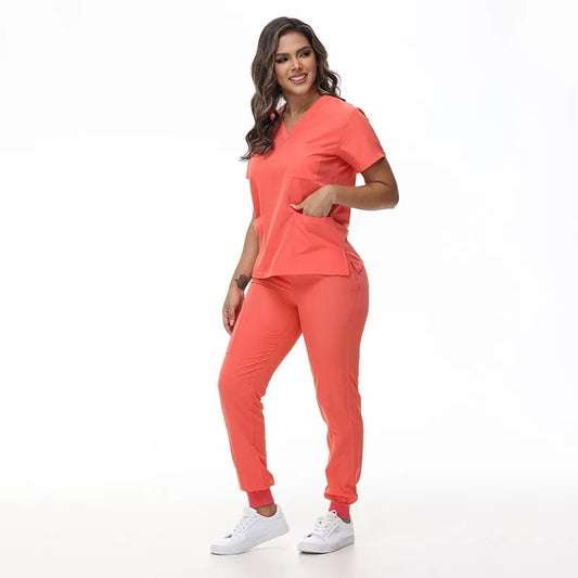 Doctor and Nurse Uniform Durable Dental Pediatric Quick-Dry Healthcare Services Set