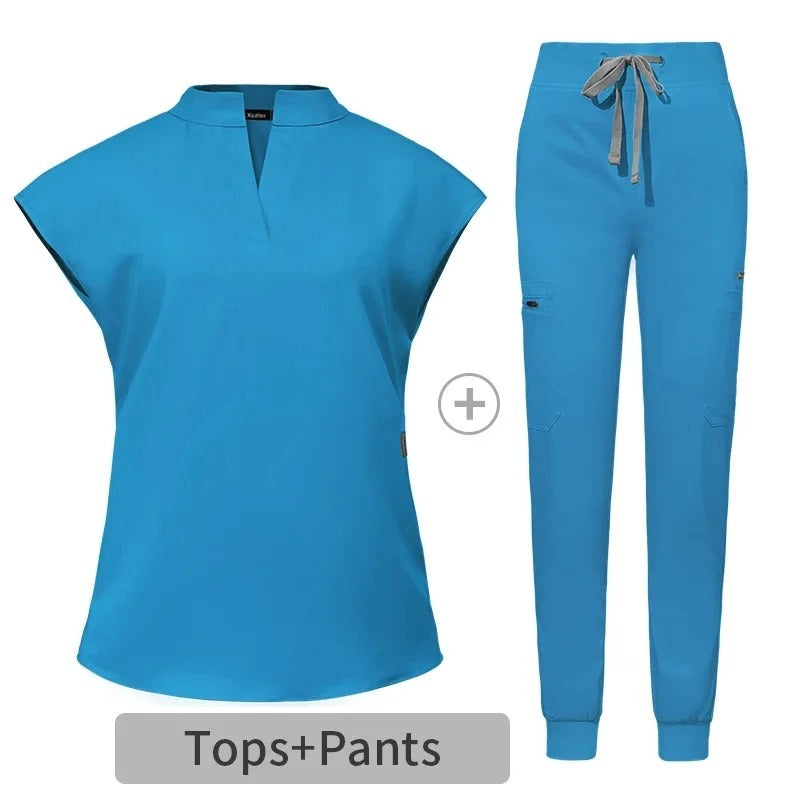 Medical Women Scrubs Sets Hospital Surgery Dental Clinic