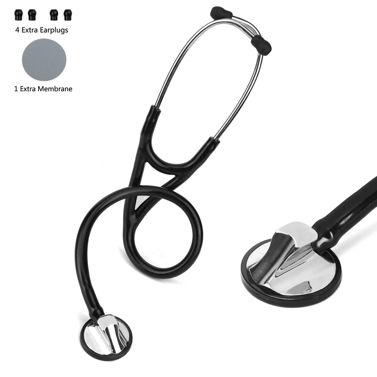 Professional Heart Lung Cardiology Stethoscope Doctor Student Medical Equipment