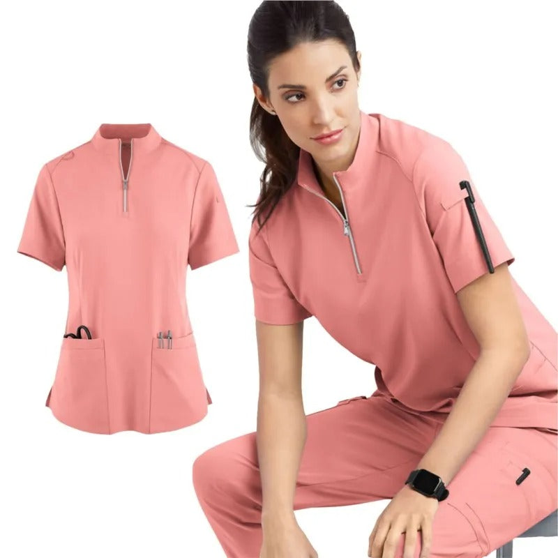 Unisex Medical Uniforms for V-neck Nurse Scrubs Set