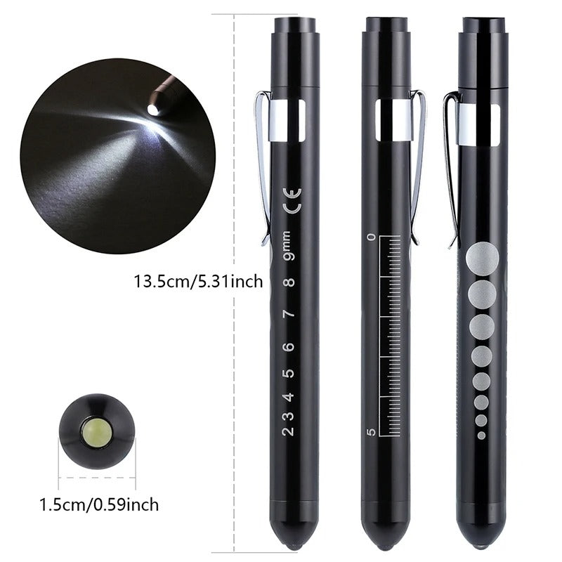 1PC LED Pen light LED Flashlight Work Light First Aid Pen Light Torch Lamp Pupil Medical Pen light