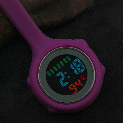 Custom Silicone Medical Nurses Fob Watch Waterproof Pocket Watch For Nurse