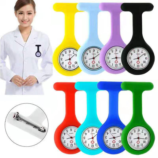 Silicone Fob Watch Nurse Special Black Pointer Pocket Watch