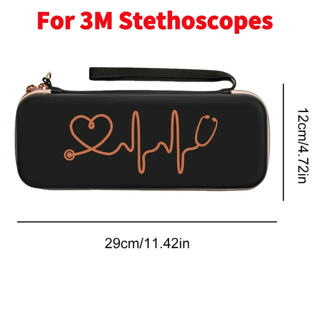 For 3M Littmann Cardiology III Stethoscope Storage Box Portable Travel Carrying Case