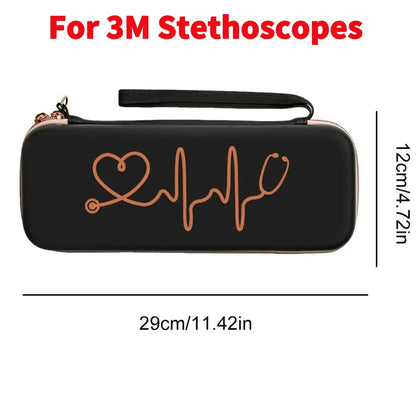 For 3M Littmann Cardiology III Stethoscope Storage Box Portable Travel Carrying Case