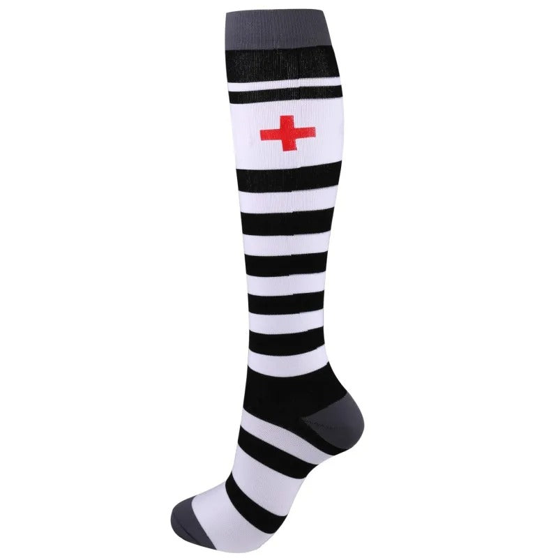 Medical Varicose Veins Pregnancy Nursing Athletic Football Soccer Stockings Sport Socks