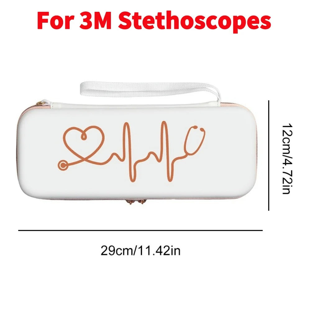 For 3M Littmann Cardiology III Stethoscope Storage Box Portable Travel Carrying Case